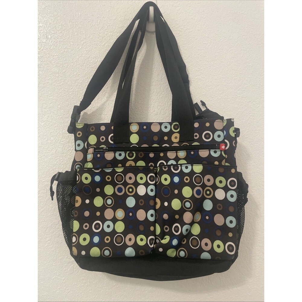 SKIP HOP Retired Design Designer Baby Diaper Bag W diaper Changing Pad Dad Bag